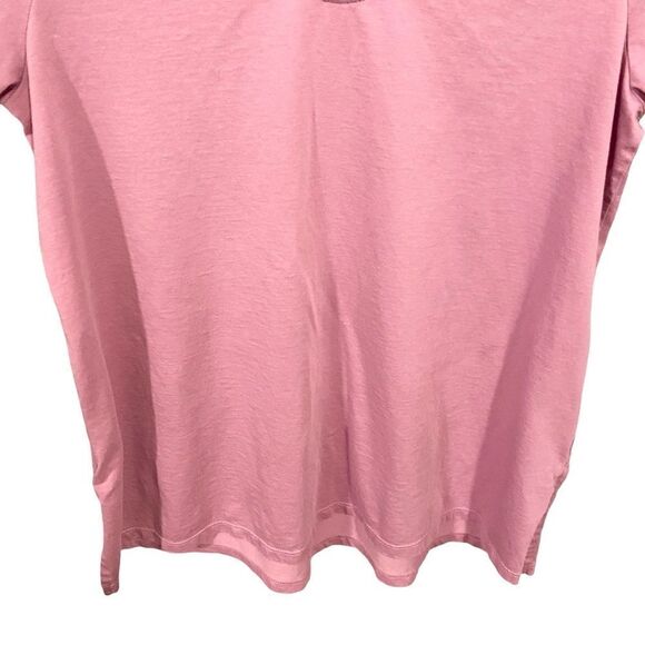 Pure Jill Side-Slit Elliptical Tee 100% Pima Cotton in Size XS Petite - Picture 6 of 9